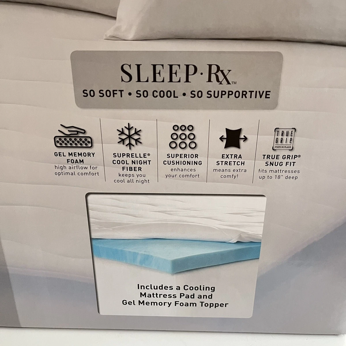 Therapedic queen mattress topper deals