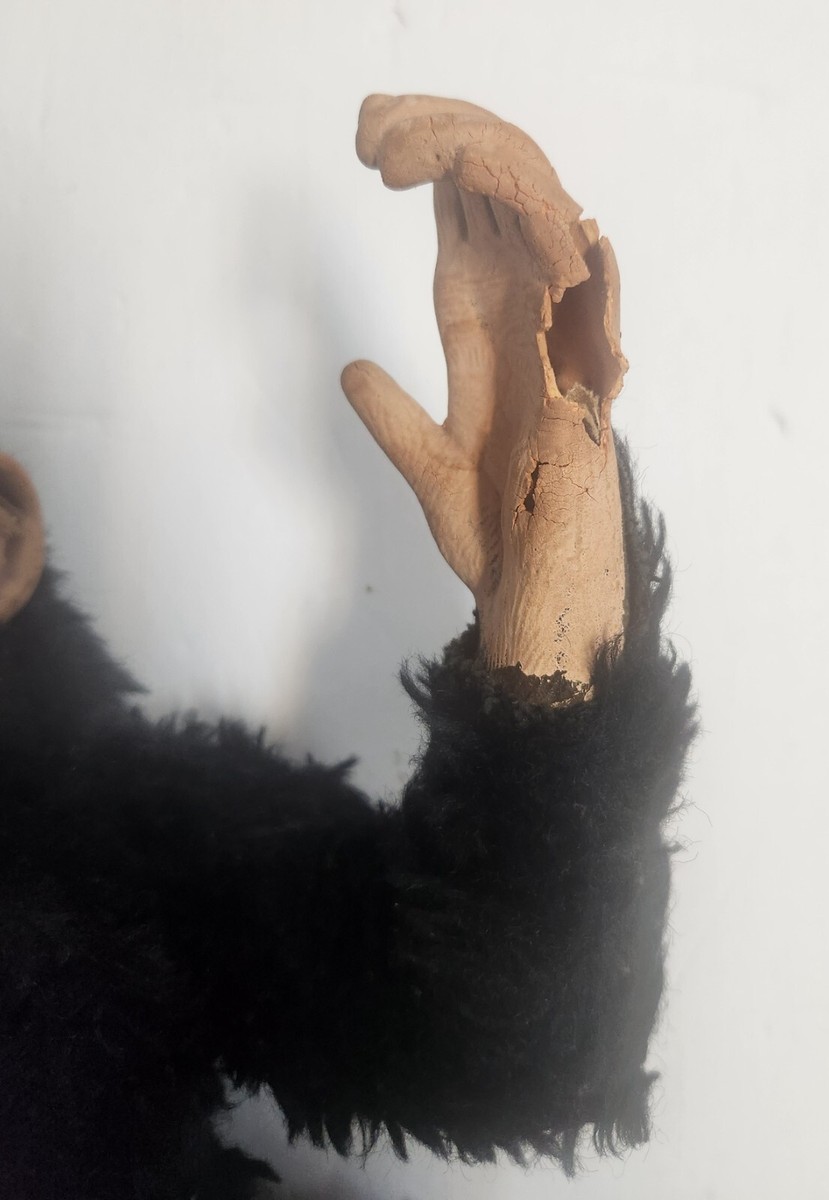 Vintage Black Dean's Childsplay Ragdoll Monkey Chimp Mohair