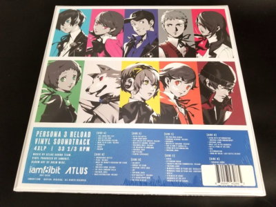 ペルソナ3 サウンドトラック 4LP ペルソナ 3 リロード / Persona 3 Reload 4xLP | iam8bit japan & asia