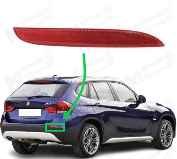 Bmw X1 E84 2009 - 2012 RüCkstrahler Reflektor StoßStange Hinten Rechts-image