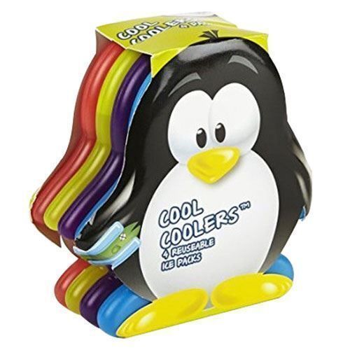 Cool Coolers Peunguin Ice Pack 1 Set (4-Pieces set) By Fit & Fresh - Picture 1 of 1