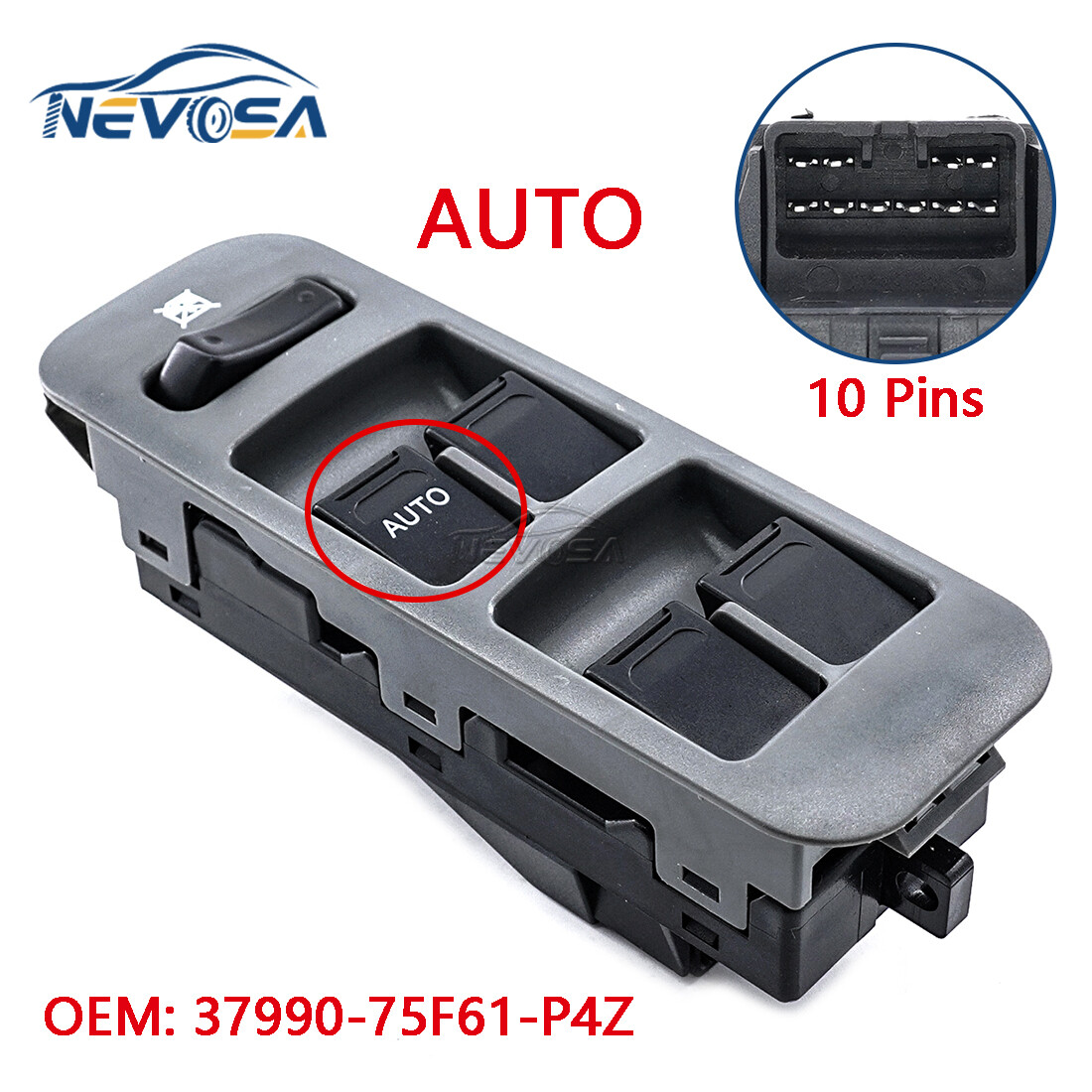 Front Left Power Window Switch For Suzuki Grand Vitara 1999-2004
