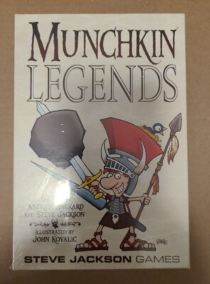 SJG 1490: Munchkin Legends- Steve Jackson Games 2021 - Factory Sealed 