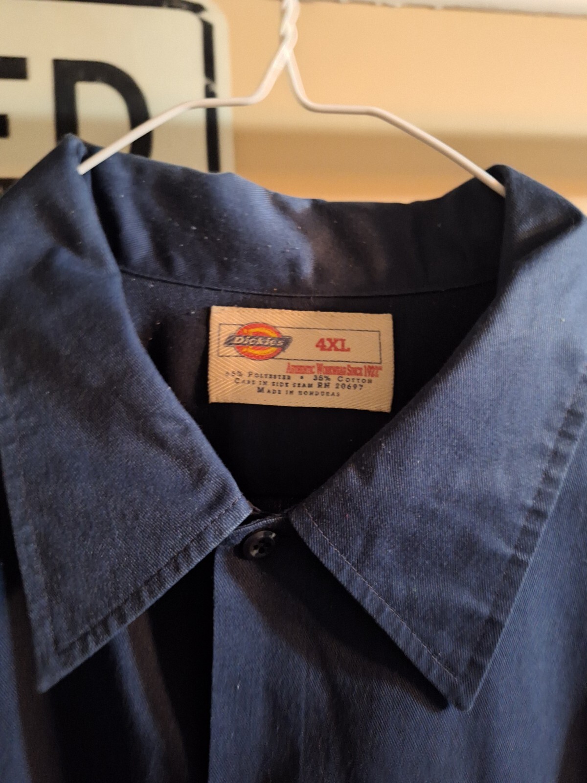 Dickies Navy Blue Button Down - image 1