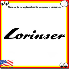 Lorinser Vinyl Cut Decal Sticker Logo