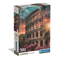 StäDte Colosseum Rom 500-Teiliges Compact Puzzle Clementoni