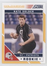2011 Score Rookie Gold Zone Nate Solder #366 0b6