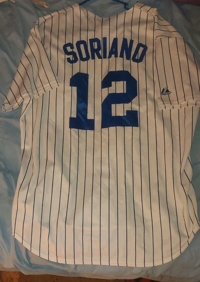 Vintage Chicago Cubs Soriano Jersey Men's XL Majestic MLB Baseball Made In USA - Image 2 of 4