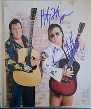 Rhythm and Blues    Honkey Tonk Man And Greg Valentine Dual Signed 8x10 Photo.