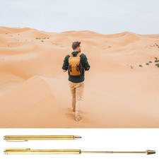 2Pcs Retractable Copper Dowsing Rods Red Pen Shape Flexible Measuring Tools