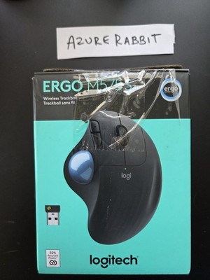 Logitech - ERGO M575 S Wireless Ergonomic Trackball Mouse - Wireless - White