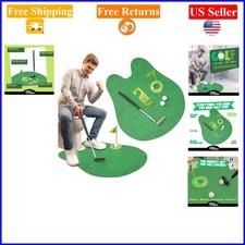 Potty Putter Toilet Golf Game Green Small Fun Gift for All Ages