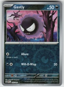 Gastly 055/091 Reverse Holo Common Paldean Fates