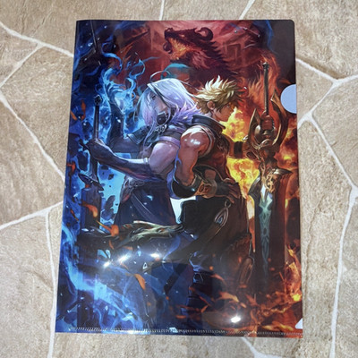 Last Cloudia Multicolor Plastic Clear File Folder Document Anime Expo 2026