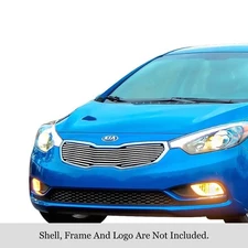 For Kia Forte 2014-2016 APG 1-Pc Polished Horizontal Billet Main Grille
