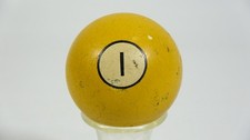 Vintage Yellow Pool 1 Ball - 2 1/4" - 184g