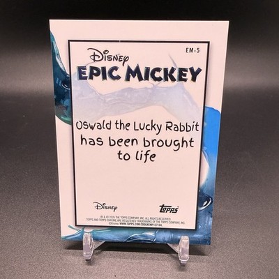 Chrome! 🚨2026 Topps Disney Neon Oswald The Lucky Rabbit Epic