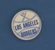 Original 1960s Los Angeles Dodgers • Souvenir 1.25