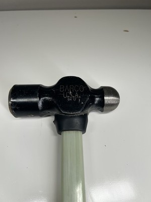 BARCO U.S.A. 04-U Ball Peen Hammer 4 in Fiberglass/Rubber Handle Black/Green