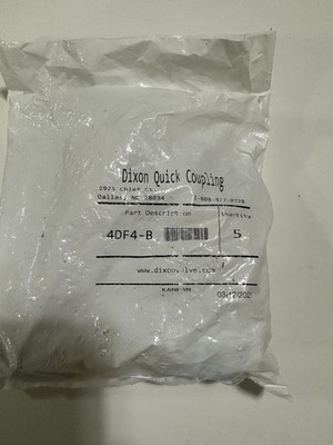 Dixon Valve 4DF4-B/Pneumatic Quick Disconnect Coupling D-Series. New 5 Pack!!