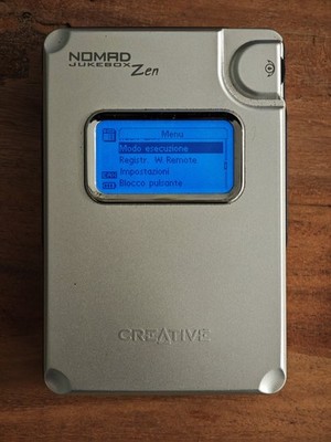 Vintage Creative Nomad Jukebox Zen DAP-HD0007 20GB Tragbarer MP3-Player