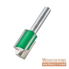 Image of Trend C028AX8MMTC CraftPro Two Flute Straight Router Cutter 18mm Dia x 25mm Cut