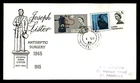 Mayfairstamps Great Britain FDC 1965 Lister Cenenary Joseph Llister First Day Co