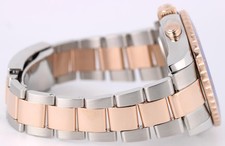 Rolex Yacht-Master II 44mm BLUE HANDS Two-Tone 18K Rose Gold Steel 116681 Watch 7