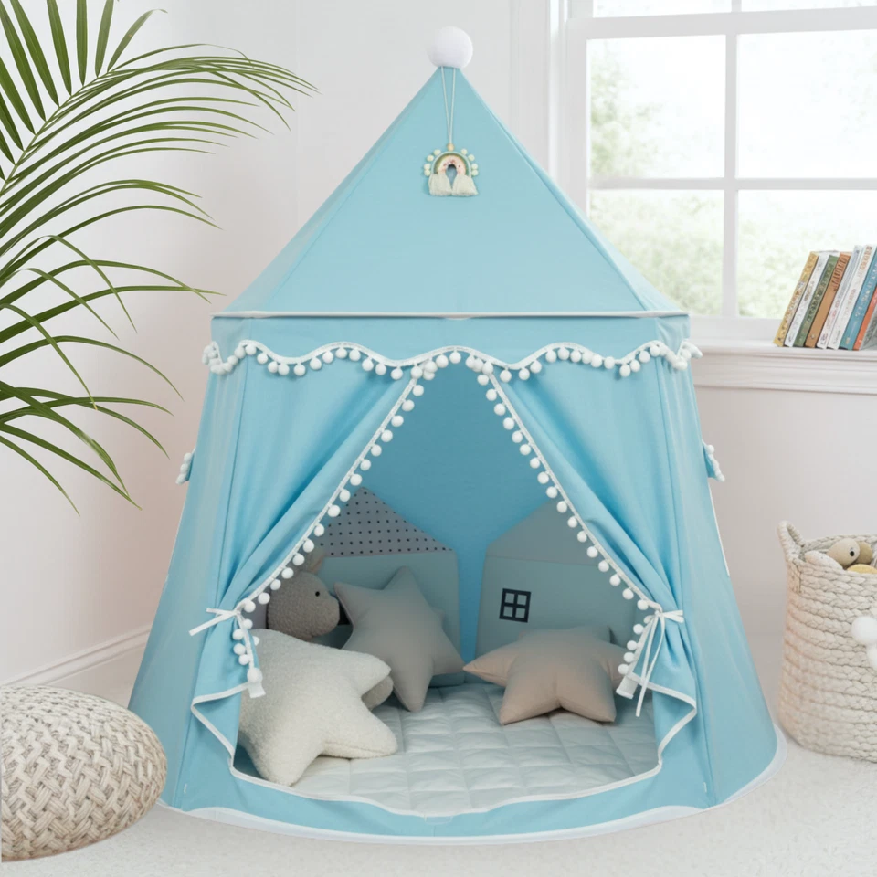 LIONHERZ® DAS ORIGINAL Spielzelt für Kinder, atmungsaktiv aus Baumwolle&Hanf - Bild 4 von 4