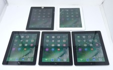 Lot of 5 Working Cracked Apple 4th Gen 16GB-32GB A1458 9.7" WiFi Tablets