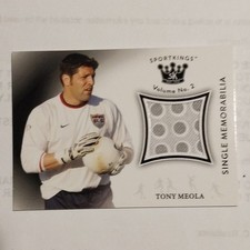 Sport Kings 2021 Volume 2 Tony Meola Single Memorabilia Card #SM-TM Soccer