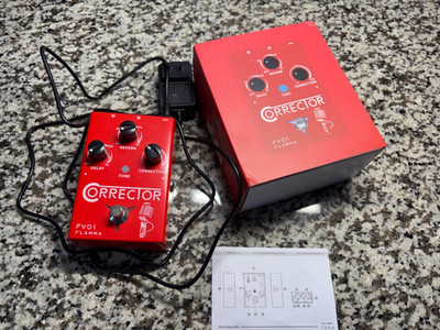 Flamma Corrector FV01 Vocal Pitch Correction Pedal 2022 with Power Adaptor & Box