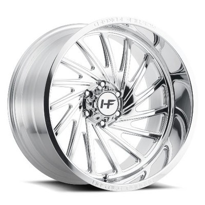 24x14 Hostile HF06 Chaos Polished FORGED LEFT Wheel 6x5.5 (-76mm)