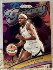 2024 Prizm WNBA Jackie Young Groovy #6 Las Vegas Aces