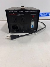 SIMRAN AC-1500 W VOLTAGE POWER CONVERTER UP DOWN TRANSFORMER USED