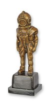 Eine Bronzeskulptur Taucher Replikat Retro Design Dekoration