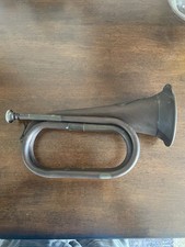 Military Style Regiment, Bugle Copper, And Brass With Mouth Piece Nice