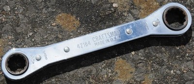 Craftsman umschaltbare Spezialeinsätze Ringschlüssel 42164 - 3/4'' + 5/8'' - Made in USA