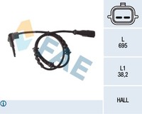 FAE ABS Sensor Raddrehzahl 78119 FüR Renault Megane 3 BZ0 KZ0 DZ0 ScÉNic JZ0 CC