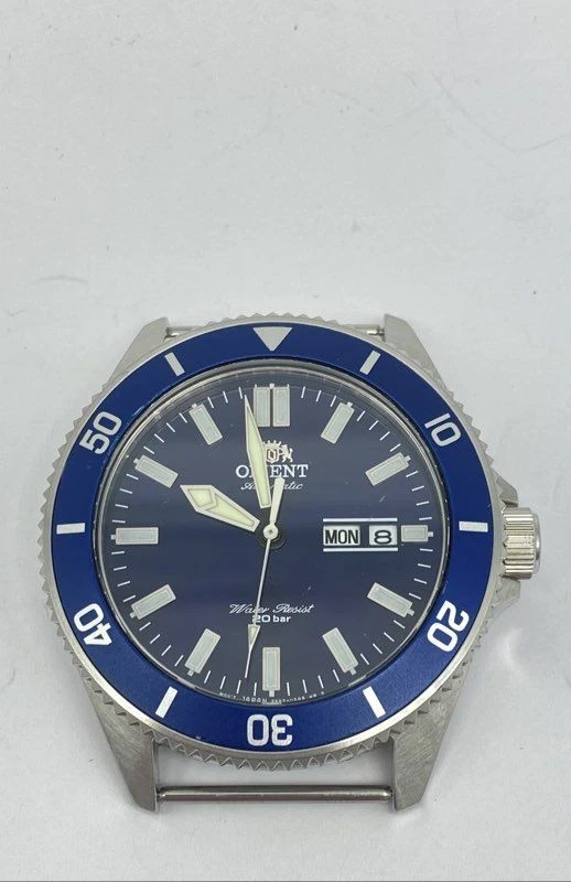 Reloj Hombre Orient Automático Kanno Diver Esfera Azul Caja 43mm Acero Inoxidable Foto 2 de 4