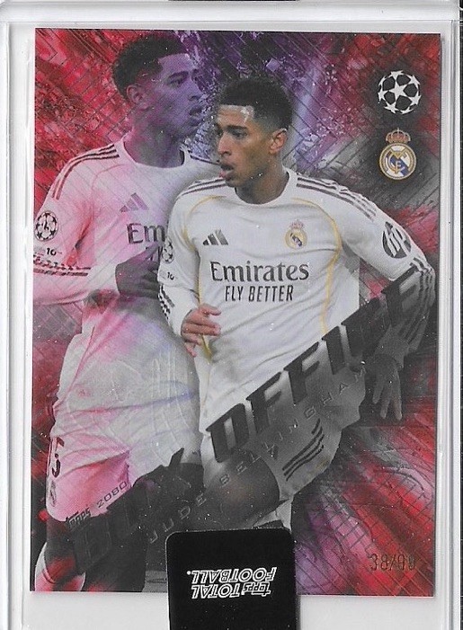 2025-26 Jude Bellingham Topps Total Football UCL #/99 Box Office