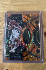 2023-24 Panini Select - Premier Level Andre Jackson #134 Orange Flash Prizm (RC)