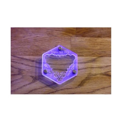 3D Art Lab Dice/Accessory Triple Hex Dice - Blue New