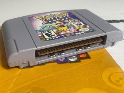 Pokémon Puzzle League N64 Nintendo 64 Game w Manual Excellent Mint