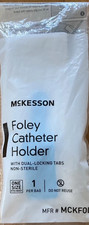 Brand New/Sealed McKESSON FOLEY CATHETER HOLDER Duel Locking Tabs Last One