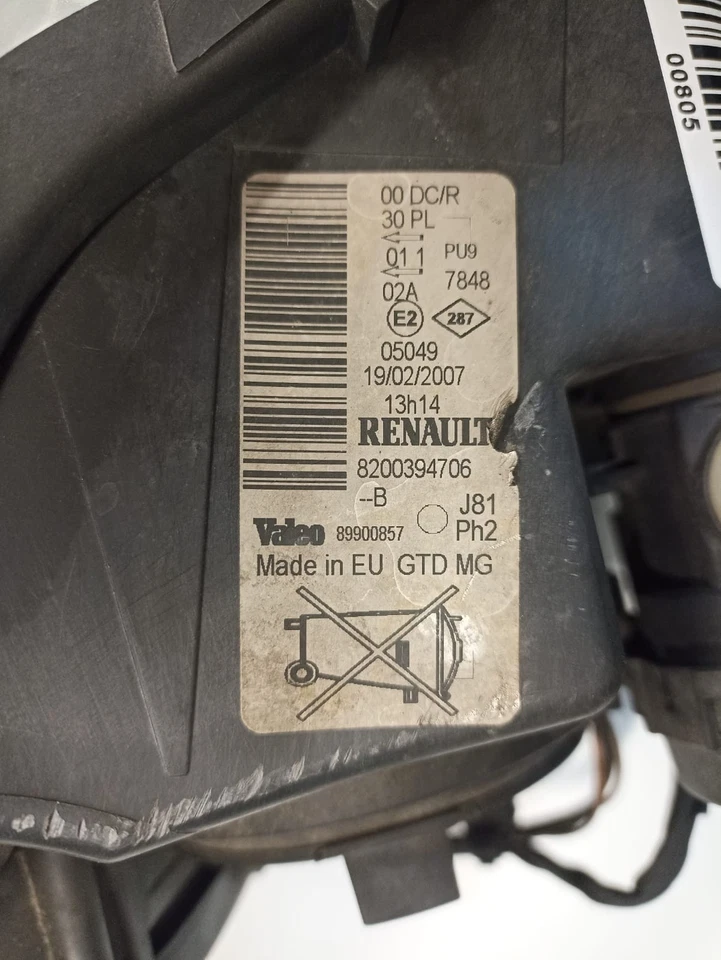 Scheinwerfer Xenon Renault Espace IV links JK Valeo 8200394706 Original - Bild 3 von 4