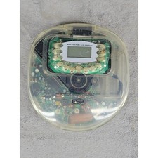 GPX C405 CLR Clear Portable CD Player AM FM Radio 45-Sec ESP Anti-Shock Vintage