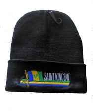 St. Vincent Embroidered winter beanies - unisex