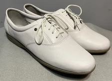 Easy Spirit Women's Shoes 12M EsMotion White Leather Oxford Comfort Flats