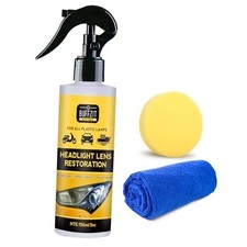 Automotive Headlight Cleaner  Restoration Kit   Instantly Restores Yellowed,